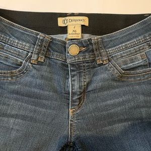 Dark wash women body perfecting womens jeans